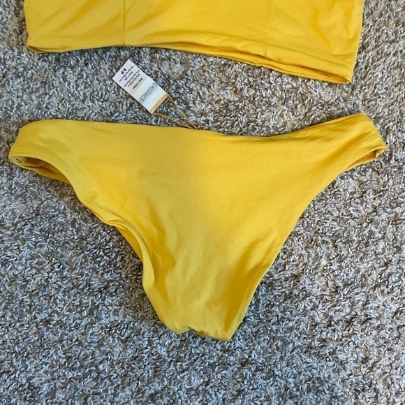 L* Space Parker Bikini square neck yellow size large / small - Picture 8 of 10